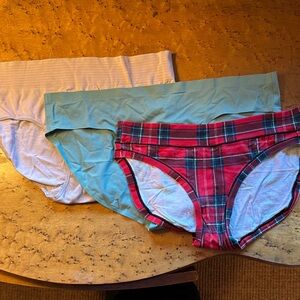 Women’s L Underwear Mixed Materials Lot of 3 Auden (Target) and Jockey